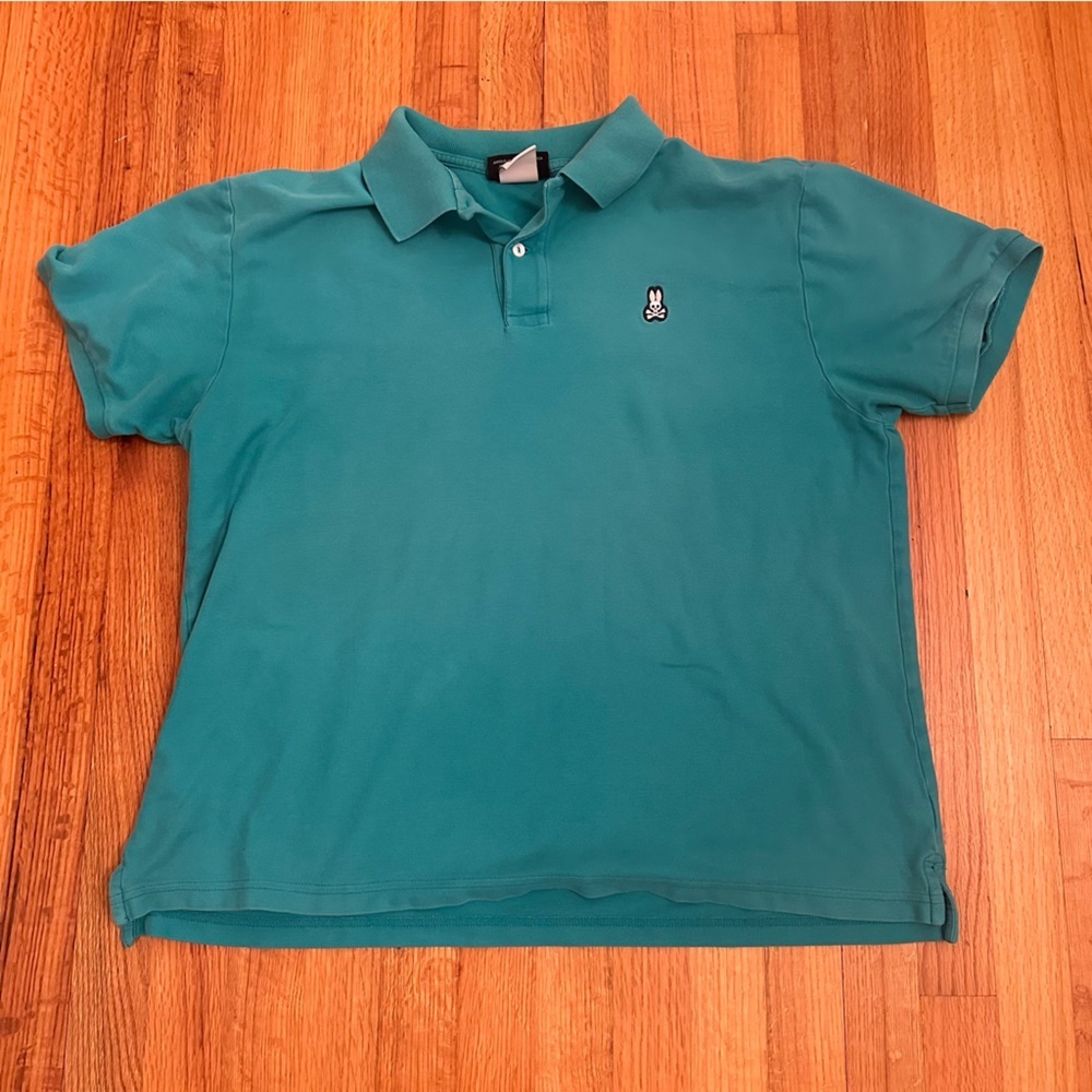 Psycho Bunny Men's Size 7 Short Sleeve Polo Shirt Pima Cotton ¥¥